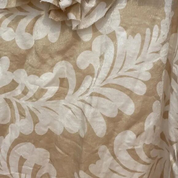 London Times adorable beige and cream sheath dress 6P - Picture 3 of 4